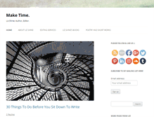 Tablet Screenshot of lizshine.com